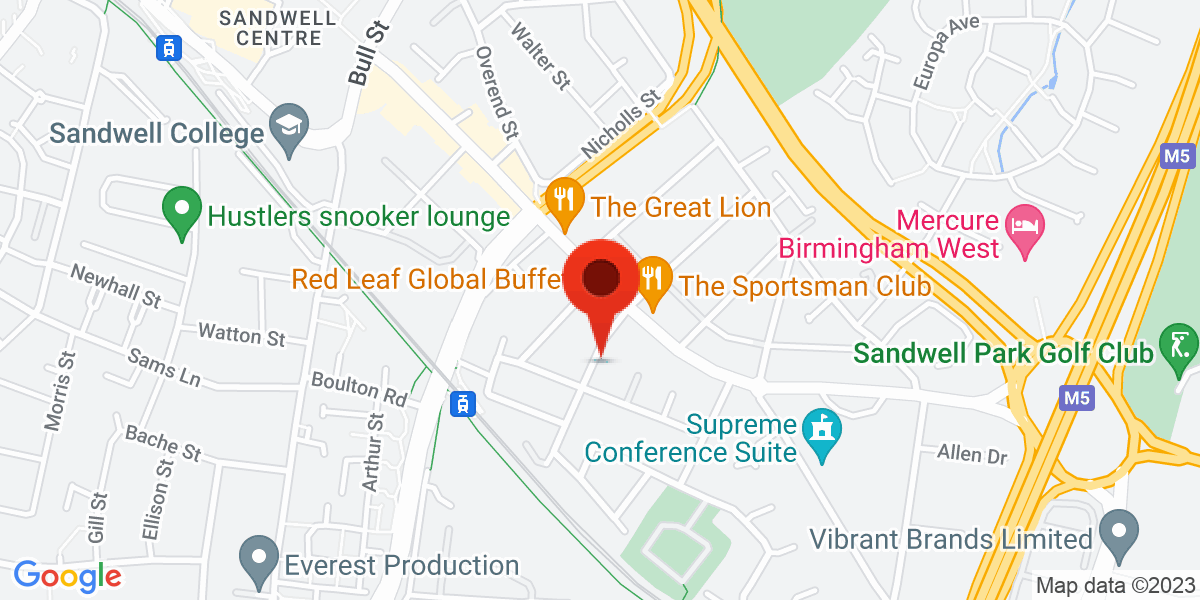 Map of Florence Road, West Bromwich, West Midlands, B70