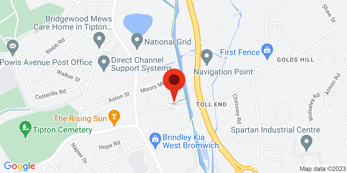 Map of The Square, Tipton, West Midlands, DY4