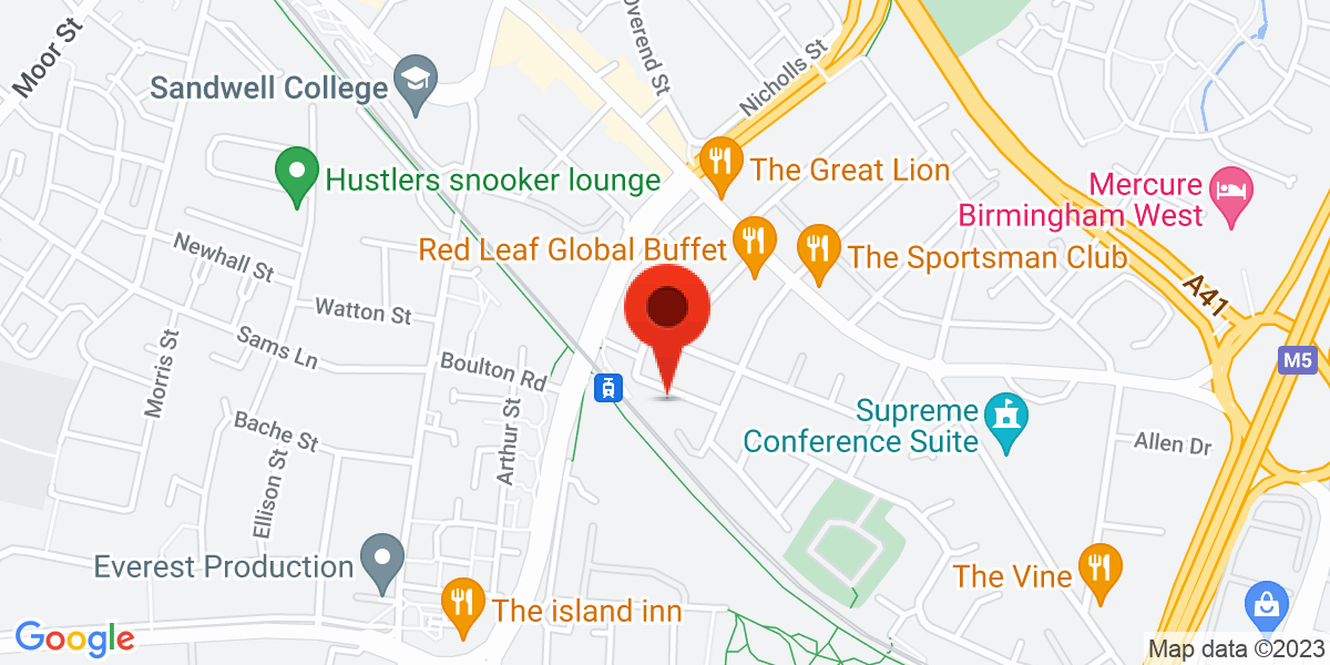 Map of Mary Road, West Bromwich, West Midlands, B70