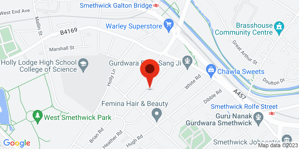 Map of Bowden Road, Smethwick, West Midlands, B67