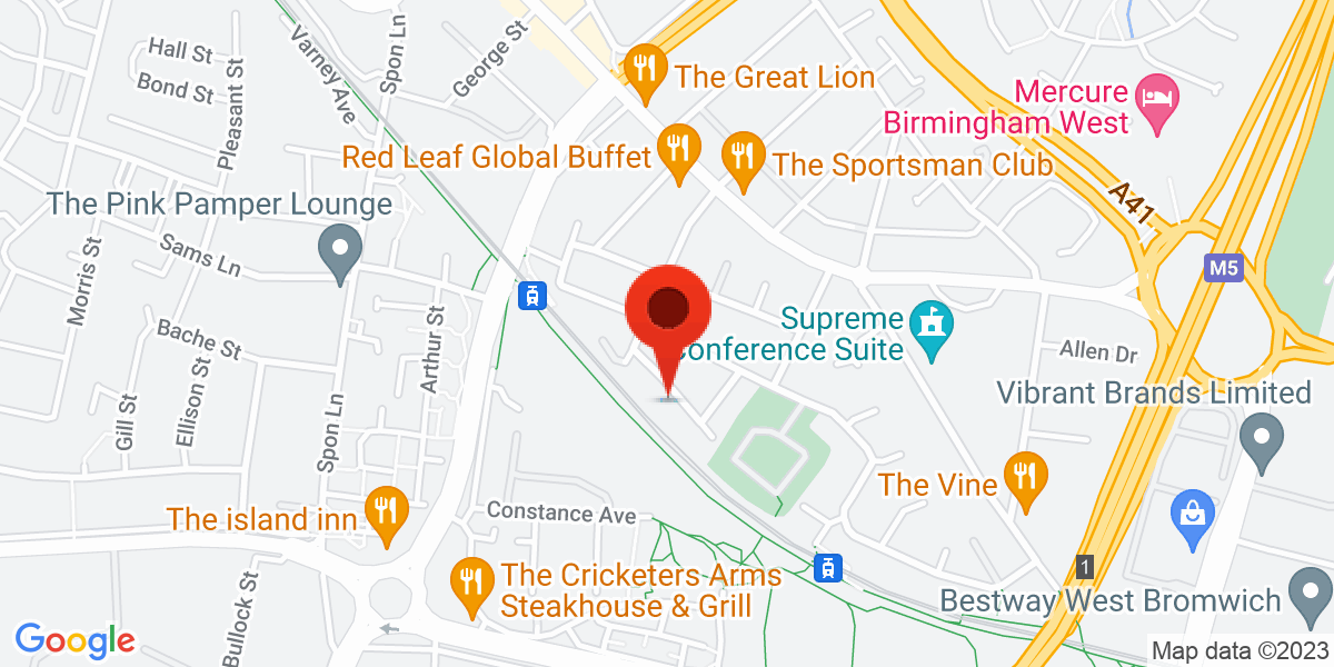 Map of Springfield Crescent, West Bromwich, West Midlands, B70
