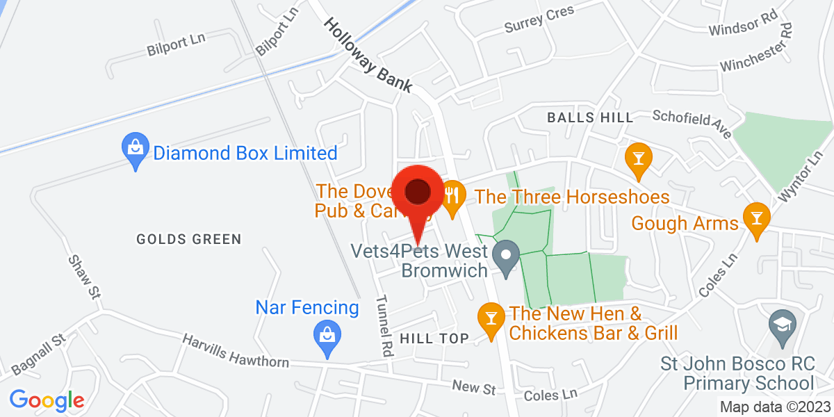 Map of Castle Street, West Bromwich, West Midlands, B70
