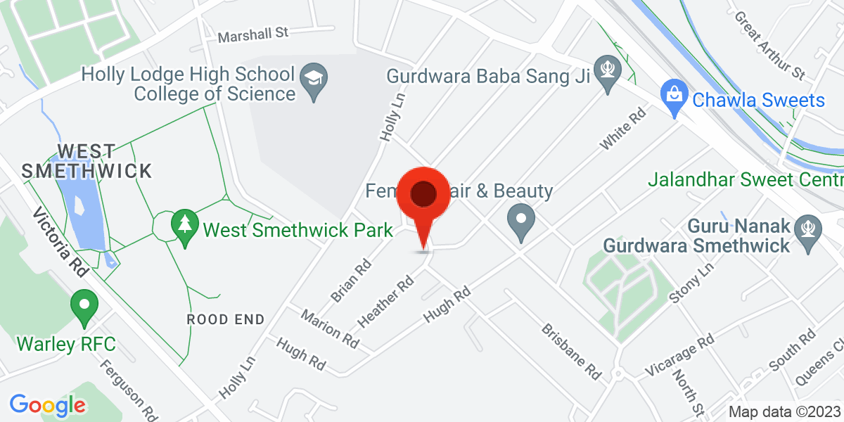 Map of Jacmar Crescent, Smethwick, West Midlands, B67