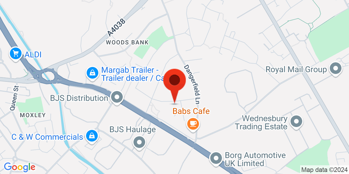 Map of Banfield Road, Wednesbury, West Midlands, WS10