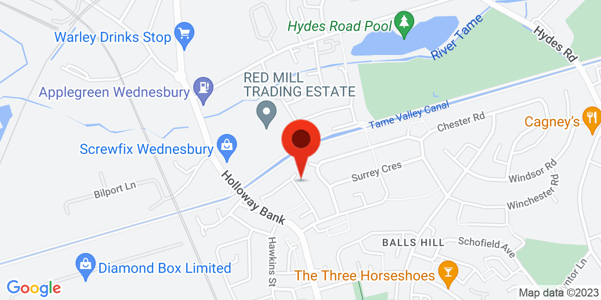 Map of St. Pauls Road, Smethwick, West Midlands, B66