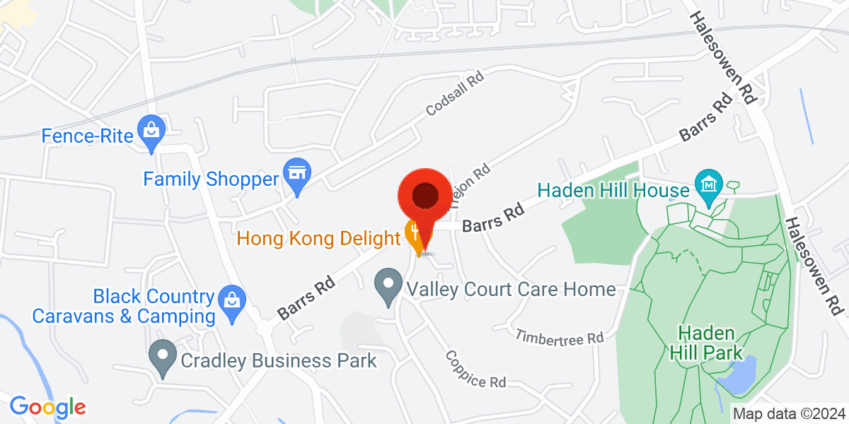 Map of Cradley Heath, B64