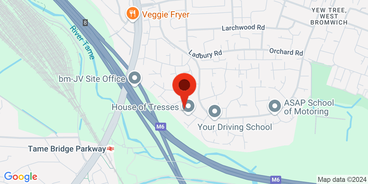 Map of Walsall, WS5