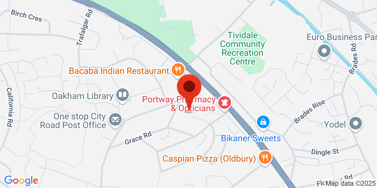 Map of Tividale, B69