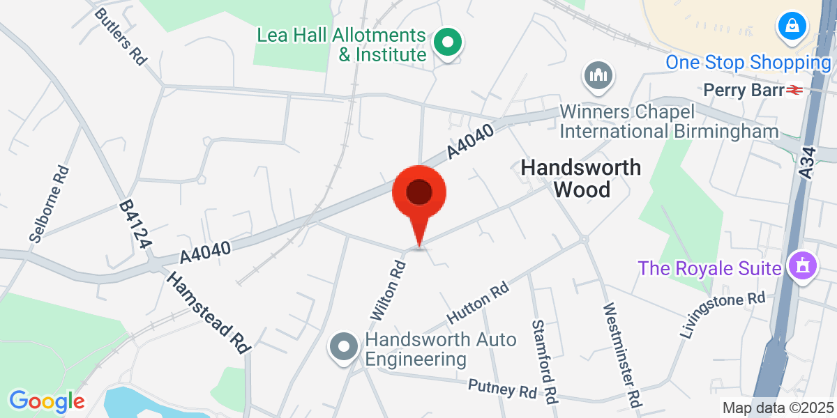 Map of Handsworth, B20