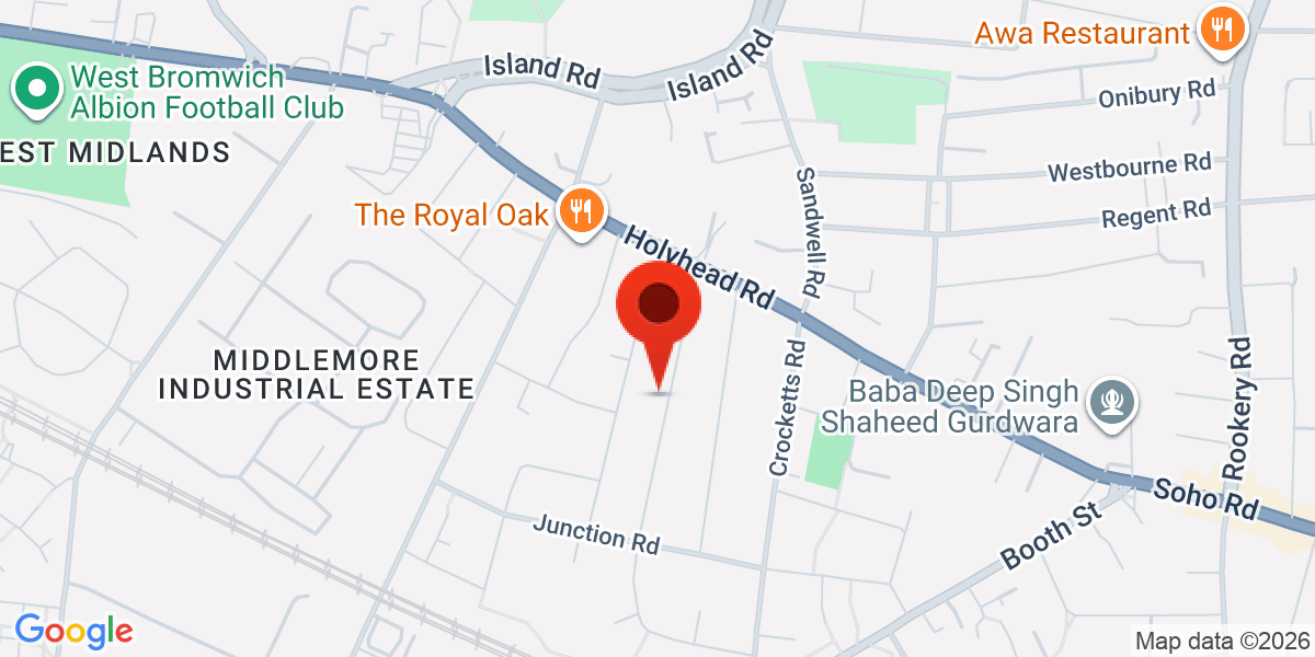 Map of Handsworth, B21