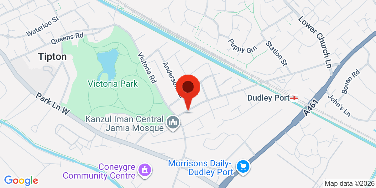 Map of Tipton, DY4