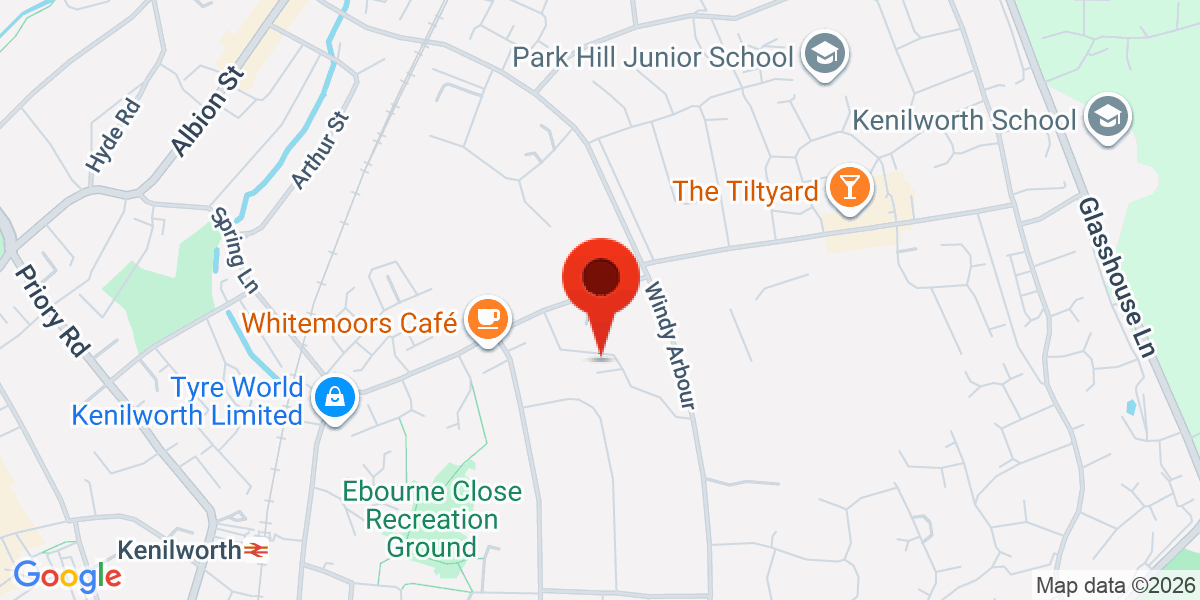 Map of 3 Bed Bungalow Tulip Tree Avenue, Kennilworth